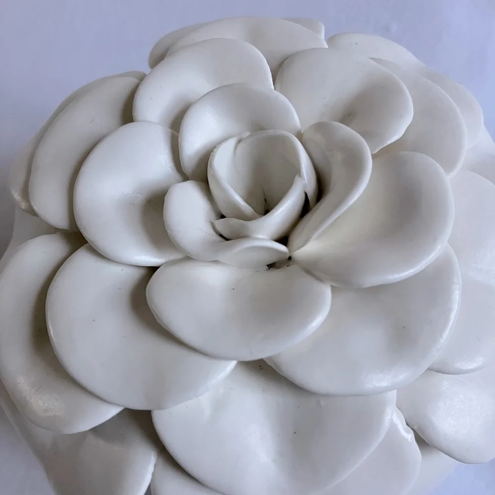 GARDENIA  Ceramic Trinket Box